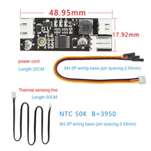 Fan Temperature Control Speed Controller Chassis Computer Noise Reduction Module - Afbeelding 1 van 7