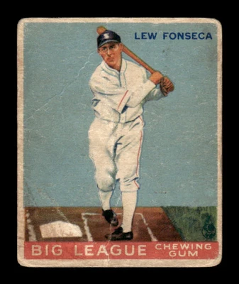 1933 World Wide Gum (V353) #43 Lew Fonseca Poor HOF-10001740 - Image 1 of 2
