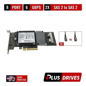 Sun 375-3701-01 8 Ports 6Gbps SAS-2 RAID Controller w/ BBU 2x SAS 2-SAS 2 Cable - Afbeelding 1 van 5