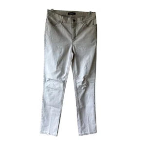 Jeans Lafayette 148 New York rectos elásticos tostados 4 Coastal Resort clásicos - Imagen 1 de 13