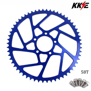 KKE 58T Rear Sprocket for Surron Light Bee X 2019-2024 E RIDE PRO-SS Blue - Imagen 1 de 6