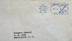 US Hospital Meter Cover (103) +1960 Corry Memorial Hospital +7-24 Hospital PA - Picture 1 of 3