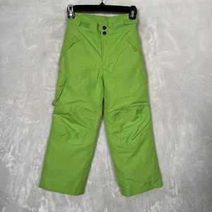 Slalom Kids Unisex Sm Ski 6/7 Pants Bright Green Snowboarding Outdoor Sledding - Picture 1 of 17