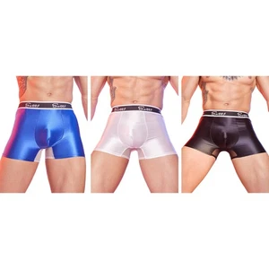 Herren Slips Party Shorts Gummibund Unterwäsche glänzend Höschen Nachtwäsche Rave - Bild 1 von 54
