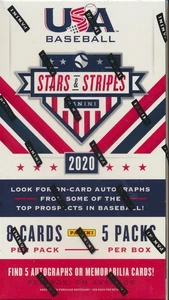 2 BOX LOT 2020 PANINI STARS & STRIPES BASEBALL SEALED HOBBY - Picture 1 of 2