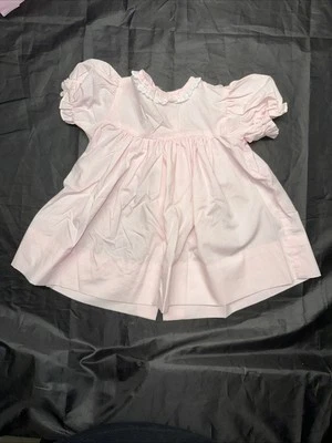 Vestido Vintage Y2K Bryan Niña Bebé Rosa Iglesia de Pascua Talla 12 Meses 1997 Foto 1 de 4