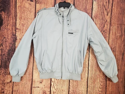 Members Only Vintage Racer Jacket Mens Medium 40 Cotton Polyester 90s Zip Racer - Image 1 of 4