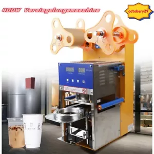 Nowa komercyjna maszyna do uszczelniania kubków Bubble Tea 400W - Zdjęcie 1 z 24