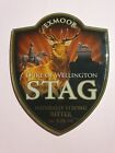 Beer pump clip badge EXMOOR brewery DUKE OF WELLINGTON STAG real ale Somerset