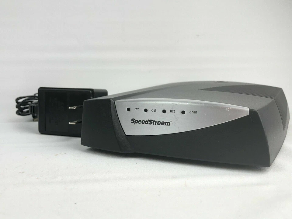 SpeedStream 5360 Ethernet ADSL PC Modem Fast by Efficient Networks With Adapter - Image 1 of 4