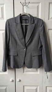 Antonio Melani Melissa Women's Blazer NWT Gray Size 12 One Button Jacket - Picture 1 of 9