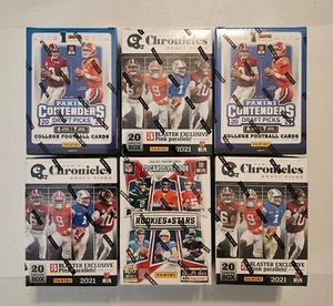 2021 Panini Football 6-Box Blaster Lot - New & Sealed - Rookies & Stars - Picture 1 of 3