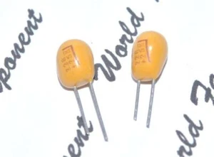 10pcs-KEMET 22uF (22µF) 25V Tantalum Dipped Capacitor T350H226M025AS7301 - Picture 1 of 4