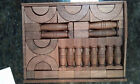 VINTAGE ANTIQUE HAND MADE WOOD BLOCK SET BY THE LATE BOB CLARK,(VERY RARE)COLLE 