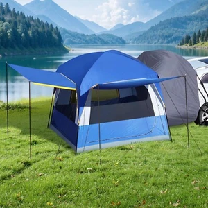 SUV Tent for Camping with 2 Awnings, 4-6 Person Car Truck Camping Tent with T... - Picture 1 of 8