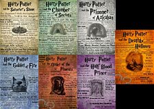 Harry Potter quotes art SET OF 7 A4 print, photo, picture, wedding, gift