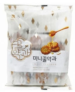 Snack coreano fiore a forma di biscotto biscotto medicina e miele farina 140 g x 2ea - Foto 1 di 4