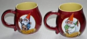 Heinzel Monhaba GMBH 2 tazas de vino caliente Gnomo Alemania Severin Brock Hans Flonz - Imagen 1 de 9