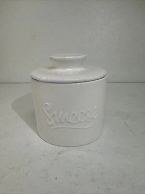 Sweese Butter Bell Crock Porcelain White - Image 1 of 4