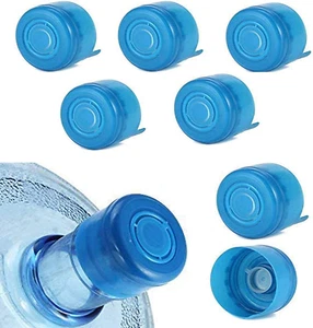 WINBOB 5PCS 55mm 3 et 5 Gallons Bouchons Anti-Déversement, Bouteille d'eau de Remplacement Snap On - Photo 1/12