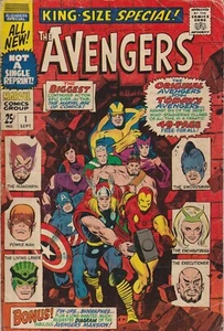Avengers King-Size Special #1967 Marvel Sep 1 VG Roy Thomas Don Heck - Imagen 1 de 1