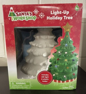 Santa’s Workshop Light Up Holiday Tree - Image 1 of 4