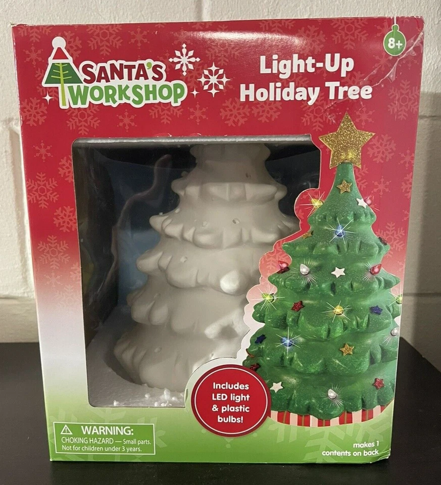 Santa’s Workshop Light Up Holiday Tree - Image 1 of 4