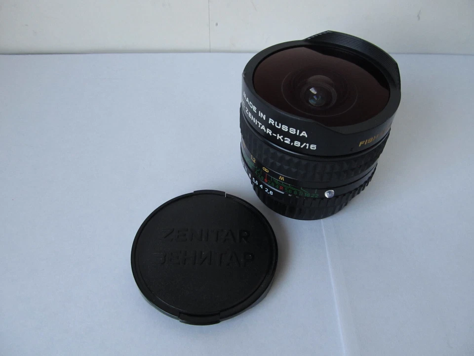 Zenitar-K 16mm F/2.8  Sony-Minolta A Mount Fisheye lens - Image 1 of 4