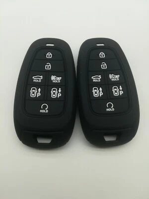2*Fob Remote Key Cover for 2021 2022 2023 HYUNDAI TUCSON NEXO SANTA FE SONATA - Image 1 of 4