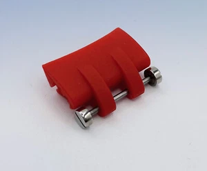 INVICTA Sea Spider Red Polyurethane Watch Bracelet Band Curved End Link 26mm - Picture 1 of 2