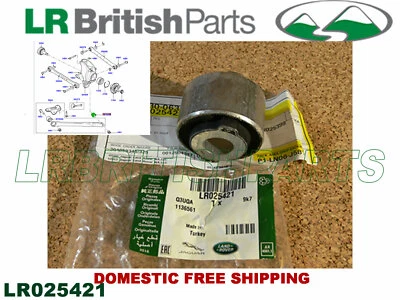 GENUINE LAND ROVER REAR CONTROL ARM BUSHING RANGE ROVER EVOQUE LR025421 NEW - Image 1 of 4
