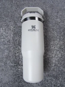 Stanley The IceFlow Becher mit Flip Strohhalm 30oz Cremeweiß Wasserflasche - Bild 1 von 6