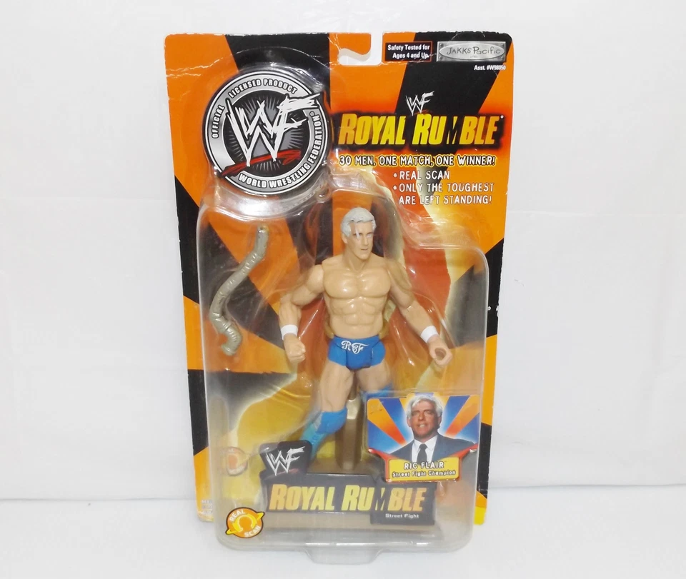 MOC WWF WWE Royal Rumble Earl Hebner Referee Action Figure Jakks Pacific 2002