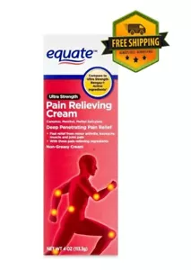 Equate Ultra Strength Pain Relief Cream, 4 ounces - Picture 1 of 5