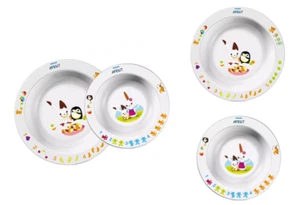 Philips Avent 2 x 2  Schalen Teller Set ab 6  Monate rutschfeste Unterseite - Bild 1 von 5