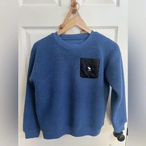 Abercrombie Kids Blue Crewneck Fleece Sweater, Fleece Sweater, Size 11/12 - Picture 1 of 4