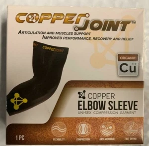 Copper-Infused Compression Elbow Sleeve High-Performance Design Single Sleeve - Picture 1 of 2