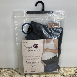 Secret Treasures Umstandsgürtel Verstellbar Postpartale Unterstützung Schwarz Größe 3X/4XL - Bild 1 von 12