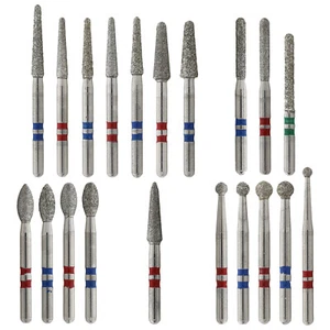 Fresas de fútbol redondas dentales con corte de circonita de diamante Z379 368 801 856 881 - Imagen 1 de 244