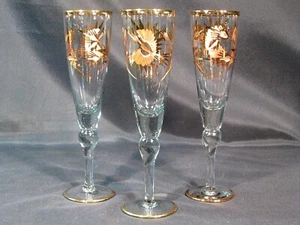 Artesania Tabuisa Peru Champagne Flutes Set of 3 - Picture 1 of 12