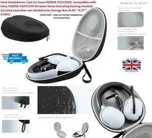 Baomaeyea HARD STORAGE CASE for Sony-INZONE H3/H7/H9 Gaming Headset (CASE ONLY) - Picture 1 of 8