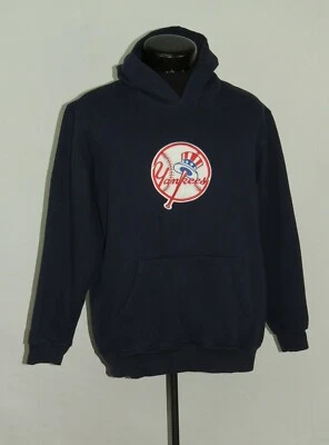 Majestic New York Yankees Hooded Hoodie Sweatshirt Pullover NY 18 / 20 MLB GUC - Image 1 of 4