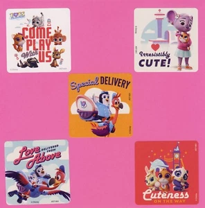 15 Disney T.O.T.S.- Large Stickers - Party Favors - Rewards - Pip, Freddy, K.C. - Picture 1 of 1