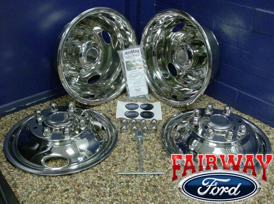 05 thru 26 Ford Super Duty F-350 Dually OEM Ford 17" Wheel Liners Simulators - Image 1 of 4