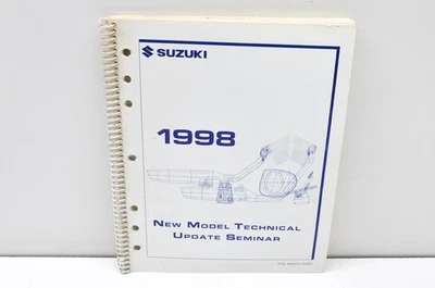 Manual de seminario de actualización técnica modelo 1998 Suzuki 99923-15981 fabricante de equipos originales Foto 1 de 4