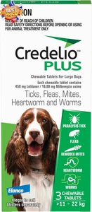 Plus Dog Flea and Tick Treatment Parasite Protection Fleas Ticks Mites Worms X3 - Picture 1 of 7