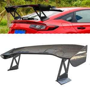For Honda Civic FL1 FL4 2022+ Voltex Style Carbon Fiber Rear Trunk Spoiler Wings - Picture 1 of 24