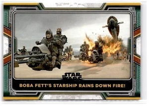 2022 Topps Star Wars: Book of Boba Fett #57 Boba Fett's Starship Rains Down - Picture 1 of 2