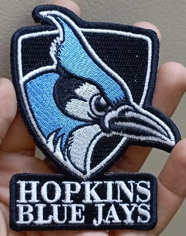 Hopkins Blue Jays NCAA Team Logo Iron On Patch - Sew Patch - Embroidered Patch
