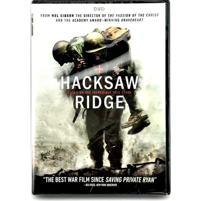 HACKSAW RIDGE (2016) DVD Garfield Worthington Bracey - SEALED - Image 1 of 3